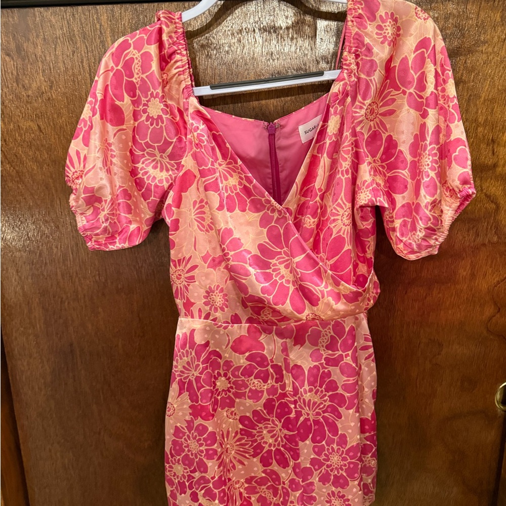Romper pink floral - Picture 2 of 3